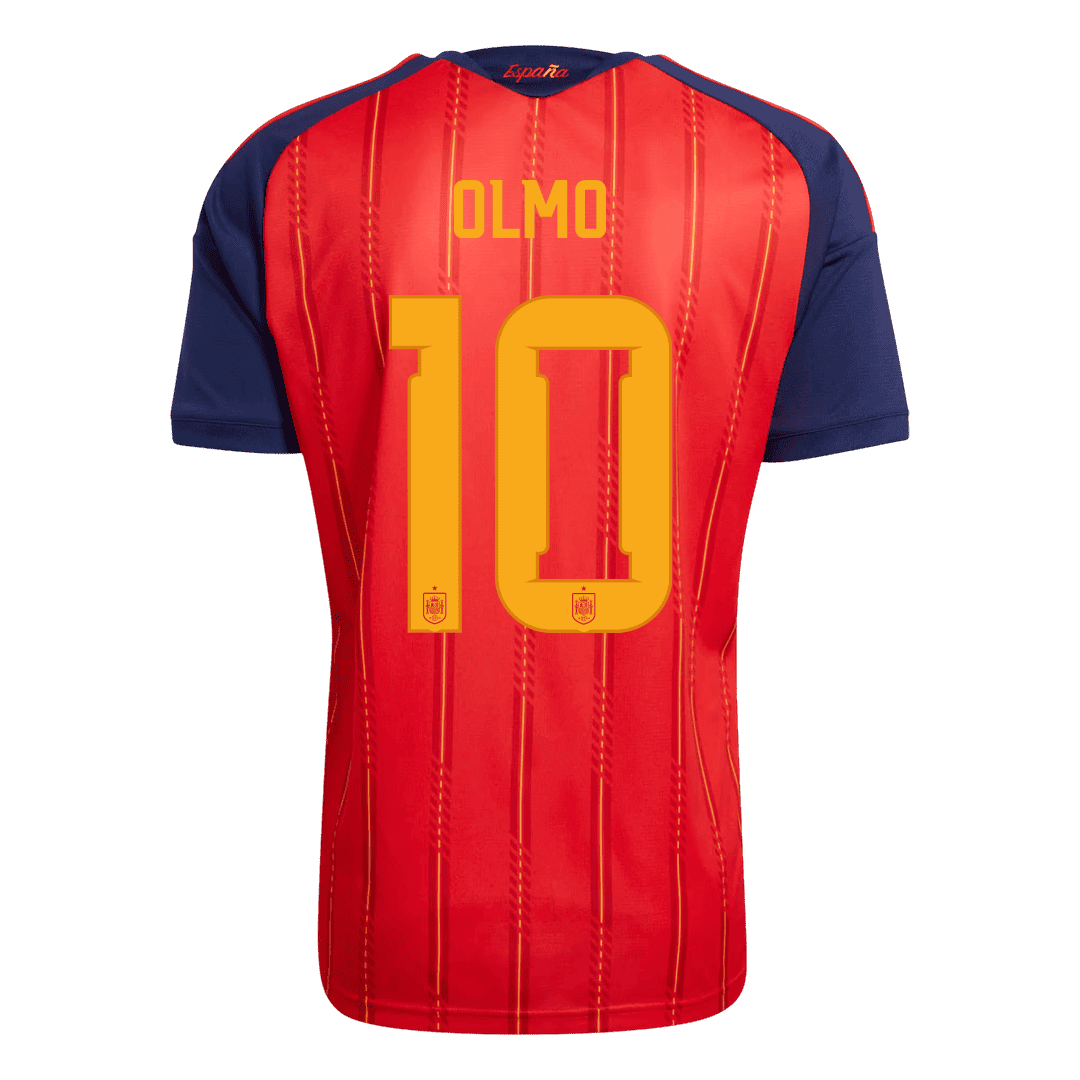 Spanien Tröja OLMO #10 2026 Mästaredition Hemma(2 Stjärnor)