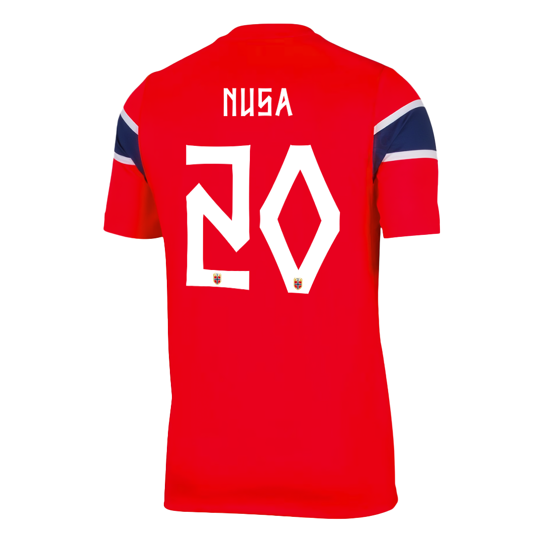 Norge Tröja NUSA #20 2026 Hemma Röd-3