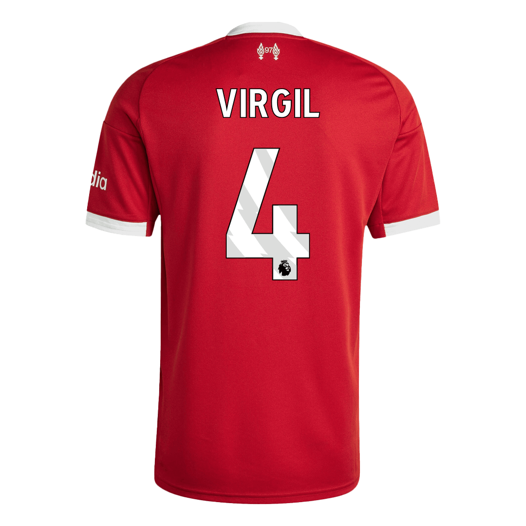 Liverpool Tröja VIRGIL #4 2025/26 Hemma Röd