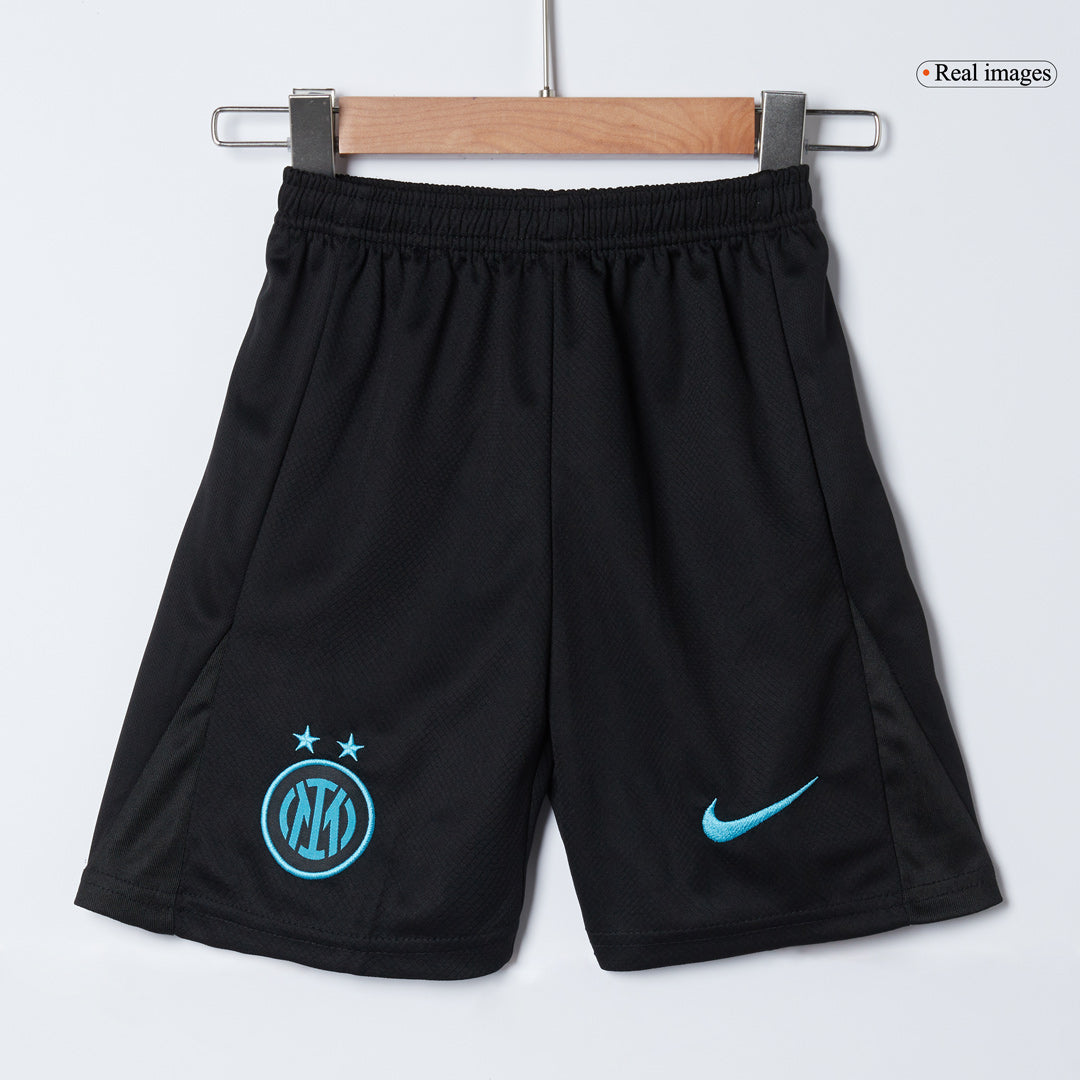 Inter Milan Tröja 2025/26 Hemma Blå och svart Barn
