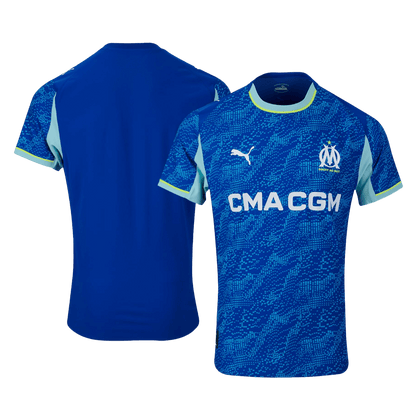Marseille Tröja 2025/26 Tredje Autentisk Blå-9