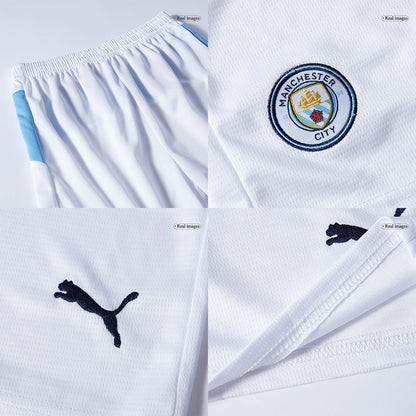 Manchester City Tröja 2025/26 Hemmaställ Blå Barn-2
