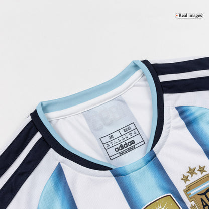 Argentina Tröja MESSI #10 2026 Hemma Blå & Vit Barn Premium-9