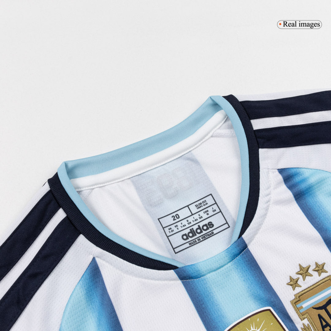 Argentina Tröja J.ÁLVAREZ #9 2026 Hemma Blå & Vit Barn Premium-9