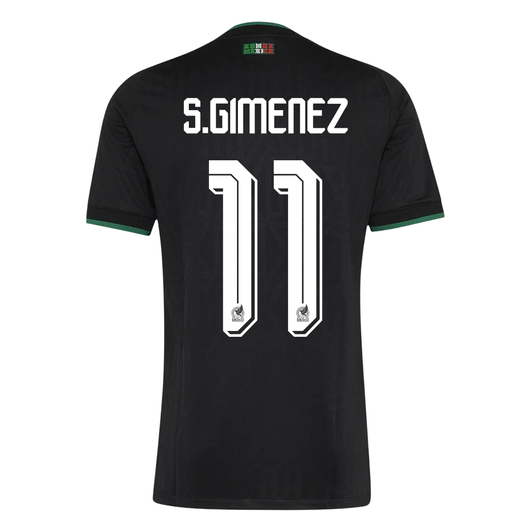 Mexiko Tröja S.GIMENEZ #11 2026 Tredje Autentisk Svart