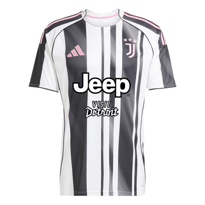 Juventus Tröja KALULU #15 2025/26 Hemma Svart & Vitt-8