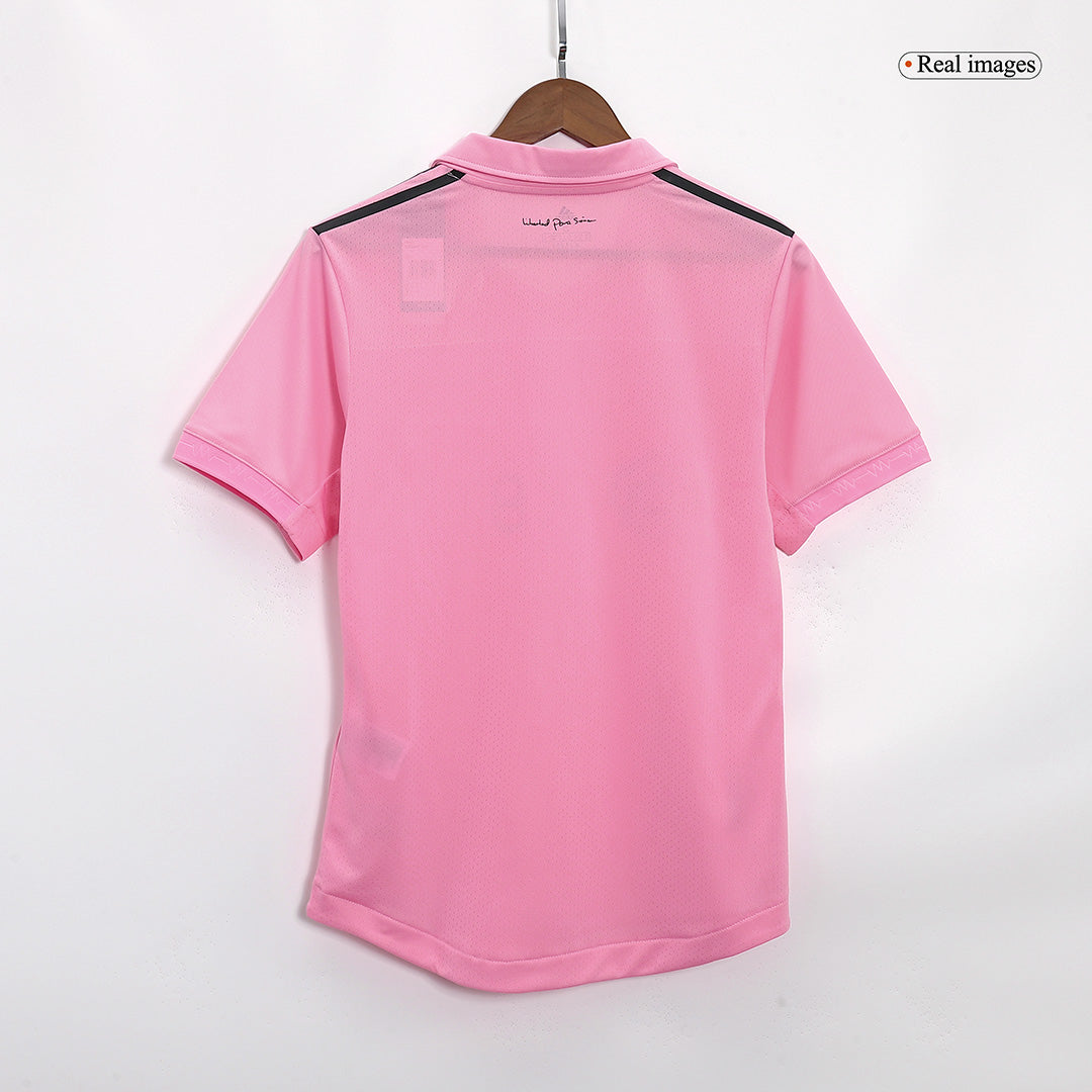 Inter Miami CF Tröja MESSI #10 2022 Hemma Rosa-11