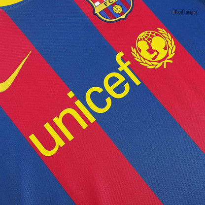 A.INIESTA #8 Barcelona Hemmatröja 2010/11 Retro Tröja
 Röd & Blå-5