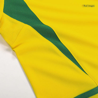 CAFU #2 Brasilien Hemmatröja 2002/03 Retro Tröja
 Gul-3