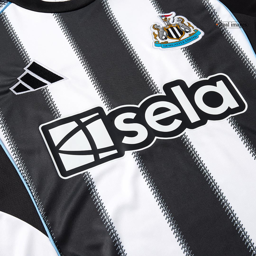 Newcastle United Tröja 2025/26 Hemma Svart & Vitt