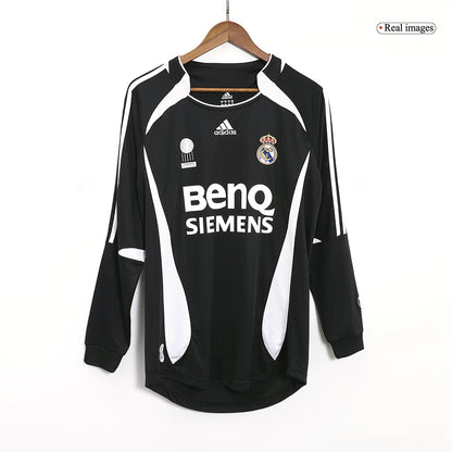 Real Madrid Bortatröja 2006/07 Retro Tröja
 Svart